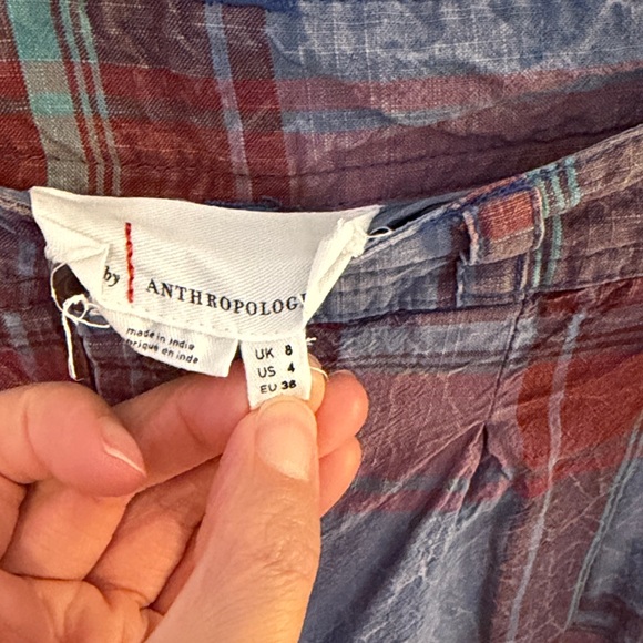 Madras Checker Wide-Leg Pants - Picture 4 of 11